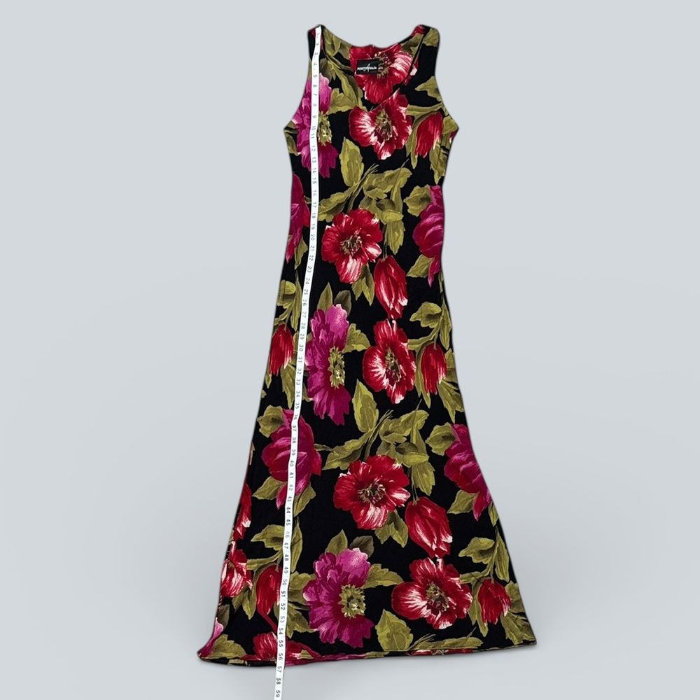 Positive Attitude Floral Sleeveless Maxi Dress - Picture 4 of 5